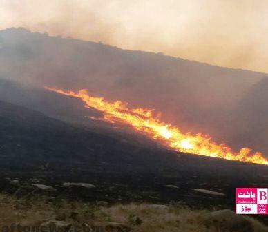 منطقه شلالدون همچنان در آتش می‌سوزد