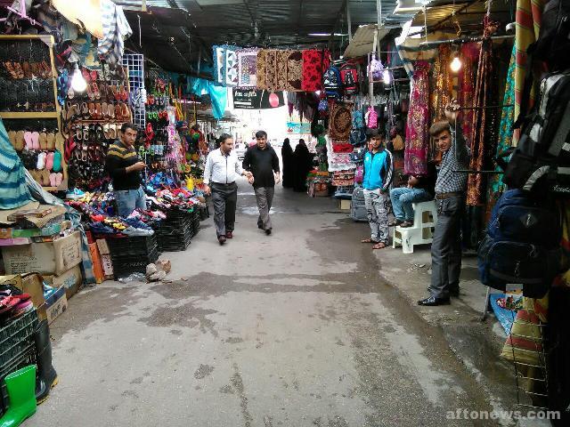 تصرف پیاده‌رو و خیابان توسط برخی مغازه‌داران بازار روز دهدشت/ التیماتوم سه روزه شهرداری/ تصاویر